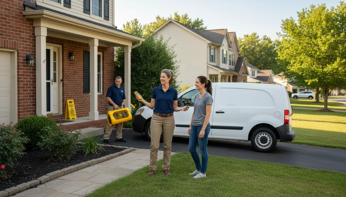 Water restoration image for Dehumidification And Cleanup Services in South Barre, VT